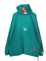 古着 90s NFL Miami Dolphins ドルフィンズ 2way ハーフジップ