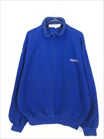 古着 90s Nautica 「COMPETITION」 ハーフジップ スウェット 