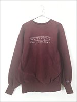 古着 90s USA製 Champion Reverse Weave 「MIT」 両面 カレッジ 刺しゅう リバース スウェット L 古着【10off】  - 古着 通販 ヴィンテージ 古着屋 Dracaena ドラセナ