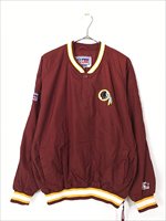 古着 NFL Washington Redskins レッドスキンズ ハーフ スナップ ナイロン ジャケット M 古着【10off】 - 古着 通販  ヴィンテージ 古着屋 Dracaena ドラセナ