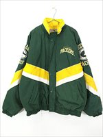 古着 90s NFL Green Bay Packers パッカーズ パデット ナイロン