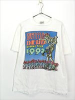 古着 90s USA製 Grateful Dead 「Spring Tour 1992」 デッドスカル 薔薇 ロック バンド Tシャツ  L【10off】 - 古着 通販 ヴィンテージ 古着屋 Dracaena ドラセナ