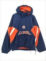 古着 90s Illinois ファイティング イリニ カレッジ アメフト ハーフ