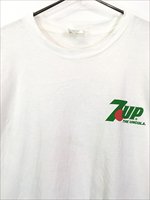 古着 90s 7UP セブンアップ ポップ アート ドリンク 企業 Tシャツ XL 