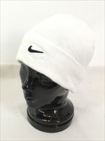 雑貨 古着 90s NIKE スウォッシュ 3D 刺しゅう アクリル ニット ビーニー キャップ 帽子 古着 - 古着 通販 ヴィンテージ 古着屋  Dracaena ドラセナ