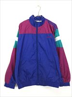 古着 90s adidas 裏地 天竺 カラフル クレイジー ナイロン ジャケット 