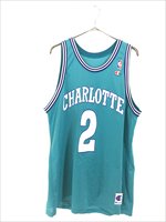  90s NBA Charlotte Hornets ۡͥå No2 Johnson å 󥯥ȥå 48 