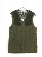 古着 90s 英国製 Barbour 3ワラント 「Shooting Waistcoat」 モールスキン シューティング ベスト S - 古着 通販  ヴィンテージ 古着屋 Dracaena ドラセナ