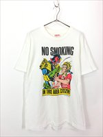 古着 90s USA製 Judge Dredd 「NO SMOKING」 アメリカン コミック ヒーロー アート Tシャツ L【10off】 - 古着  通販 ヴィンテージ 古着屋 Dracaena ドラセナ