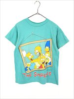 レディース 古着 90s USA製 The Simpsons シンプソンズ ファミリー ピクチャー キャラクター Tシャツ M位 古着【10off】  - 古着 通販 ヴィンテージ 古着屋 Dracaena ドラセナ