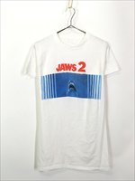 古着 70s JAWS2 ジョーズ サメ オールド ムービー Tシャツ M位 古着 ...
