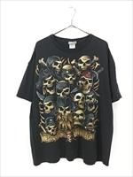 古着 USA製 Disney Pirates of the Caribbean パイレーツ スカル