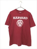 レディース 古着 80s USA製 「HARVARD」 2段 カレッジ 100％コットン Tシャツ L 古着【10off】 - 古着 通販 ヴィンテージ  古着屋 Dracaena ドラセナ