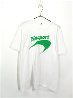 古着 80s USA製 Newport タバコ シガレット オールド Tシャツ XL