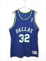 古着 90s USA製 Champion製 NBA Dallas Mavericks マーベリックス No32 「MASHBURN」 メッシュ  タンクトップ 48 古着【10off】 - 古着 通販 ヴィンテージ 古着屋 Dracaena ドラセナ