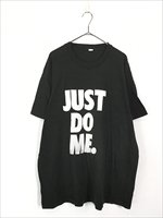 古着 90s USA製 「JUST DO ME」 メッセージ エロ Tシャツ XXL 