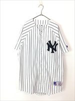 古着 90s MLB NY Yankees ヤンキース ストライプ ラグラン ベースボール シャツ M 古着 - 古着 通販 ヴィンテージ 古着屋  Dracaena ドラセナ