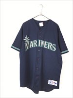 古着 90s USA製 MLB Seattle Mariners マリナーズ メッシュ ベース 