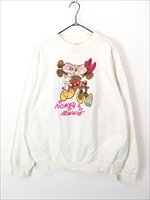 レディース 古着 90s USA製 Disney ミッキー ミニー ハグ BIG