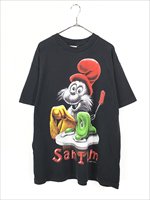 古着 90s USA製 Dr.Seuss 「Green Eggs and ham」 絵本 オールド ムービー キャラクター Tシャツ XL 古着 -  古着 通販 ヴィンテージ 古着屋 Dracaena ドラセナ