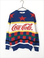 レディース 古着 80s USA製 Coca-Cola コーラ 企業 ロゴ パッチ 