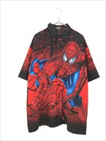 古着 00s MARVEL SPIDER MAN スパイダーマン アメコミ 半袖 チカーノ