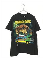 ビンテージ90s シングルステッチ　ジュラシックパーク　ムービーTシャツ  USA製　恐竜