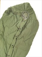 雑貨 古着 80s 米軍 ミリタリー インターメディエート コールド ダウン SLEEPING BAG シュラフ 寝袋 OD アウトドア 古着 -  古着 通販 ヴィンテージ 古着屋 Dracaena ドラセナ