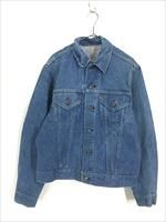 古着 80s Levi's 70505 4th ブルー デニム トラッカー ジャケット G 