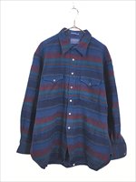  80s USA Pendleton High Grade Western Wear ޥ ܡ   XL