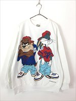 古着 90s LOONEY TUNES バックスバニー タズ ベースボール 前