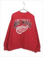 古着 80s USA製 NHL Detroit Red Wings レッドウィングス 