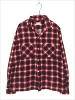 古着 60s Samsons オンブレ シャドー チェック プリント フランネル 
