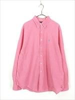 Ralph Lauren〈BD長袖シャツ ブルー ギンガムチェック 90s