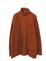 古着 VAWELD 「Leather Welding Jacket」 本革 カウハイド スエード レザー ワーク ジャケット L - 古着 通販  ヴィンテージ 古着屋 Dracaena ドラセナ