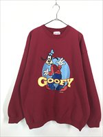 古着 90s USA製 Disney Goofy 振り向き グーフィー スウェット