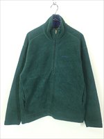 古着 90s USA製 Patagonia 「雪なし」 ハーフジップ フリース ジャケット ハンター!! S 古着 - 古着 通販 ヴィンテージ  古着屋 Dracaena ドラセナ