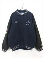 古着 90s NFL Dallas Cowboys カウボーイズ パデット ウール 