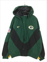 古着 90s Reebok × NFL Green Bay Packers パッカーズ 2way パデット 