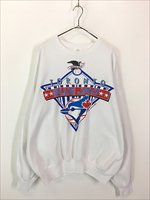 古着 90s MLB Toronto Blue Jays ブルージェイズ スウェット トレーナー XL 古着 - 古着 通販 ヴィンテージ 古着屋  Dracaena ドラセナ