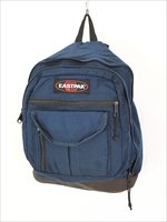 雑貨 古着 90s USA製 EASTPAK ボトムレザー ナイロン リュックサック