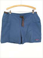 古着 90s Patagonia 波タグ 無地 ソリッド リバー ショーツ ショート パンツ レアカラー ダルブルー L - 古着 通販 ヴィンテージ  古着屋 Dracaena ドラセナ