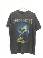 古着 90s USA製 MEGADETH 「Countdown To Extinction」 Vic ヘヴィ メタル ロック バンド Tシャツ L -  古着 通販 ヴィンテージ 古着屋 Dracaena ドラセナ