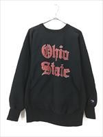 古着 90s USA製 Champion Reverse Weave 「Ohio State」 オールド 