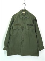 古着 60-70s 米軍 US ARMY 100% コットンサテン ミリタリー