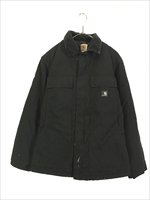 古着 Carhartt 撥水 ナイロン ブラック ダック パデット