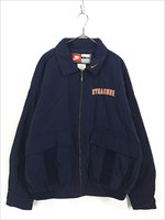 古着 90s NIKE TEAM SYRACUSE カレッジ 刺しゅう パデット ナイロン