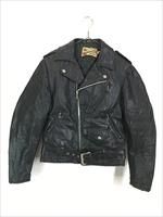 古着 70s Schott Bros 「Perfecto」 613 1スター パデッド 本革 レザー 
