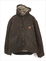 古着 Carhartt 裏ボア ダークブラウン ダック デトロイト ジャケット