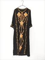 レディース 古着 70s USA製 GUNNE SAX 小花柄 フリル レース